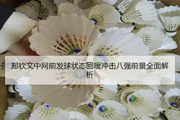 郑钦文中网前发球状态回暖冲击八强前景全面解析
